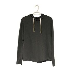 Vince Mens Gray Long Sleeve Hooded Pullover Hoodie Lightweight Size‎ XS